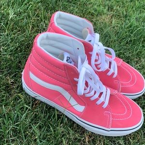 Pink Old School Vans High Top